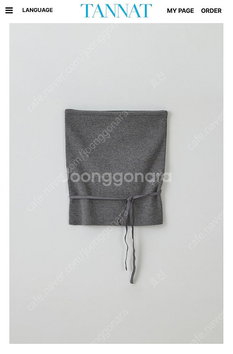 타낫 Layered square top (gray) 판...--0