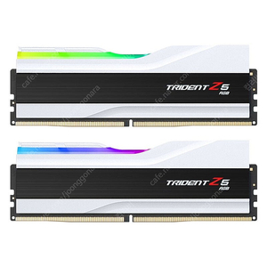 G.SKILL DDR5-6000 CL36 TRIDENT Z5 RGB 화이트 패키지 32GB(16Gx2)