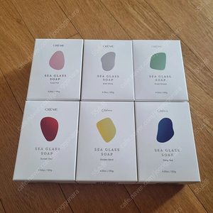 크렘 비누 씨글라스솝 Creme sea glass soap