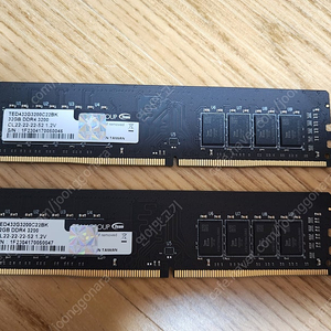 팀그룹 DDR4 3200 64GB(32x2) RAM