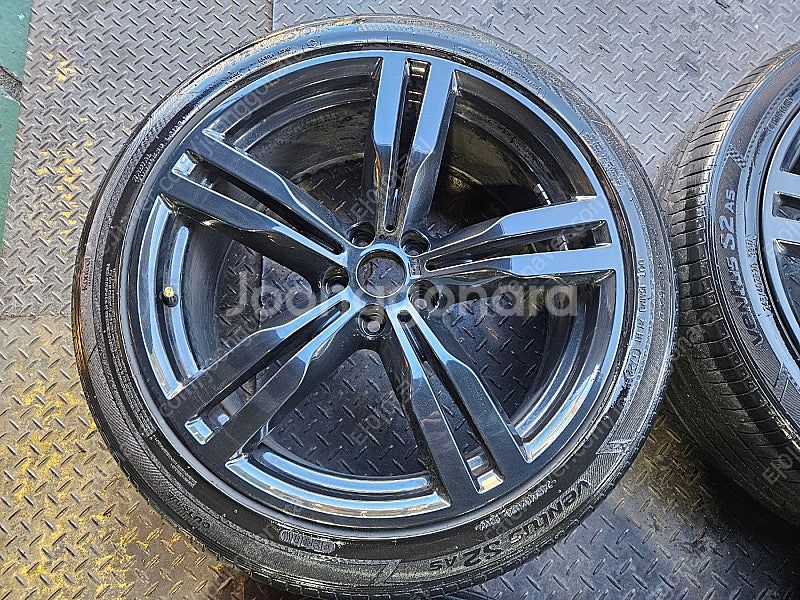 20인치 BMW 7시리즈 648M 유광블랙 중고휠타이어...--1