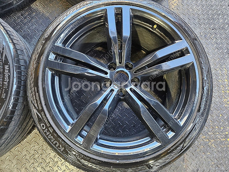 20인치 BMW 7시리즈 648M 유광블랙 중고휠타이어...--3