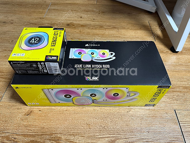 커세어 iCUE LINK H150i RGB 화이트--0