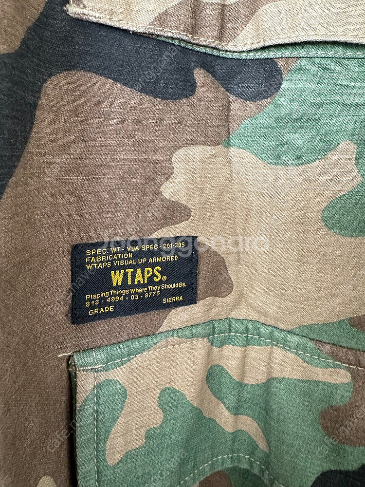Wtaps 사틴 카모 자켓 1 사이즈 판매합니다.--3