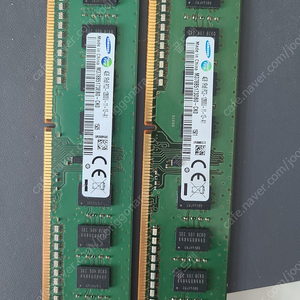 삼성 단면 램 ddr3 pc3 12800 4G 2개 팝니다