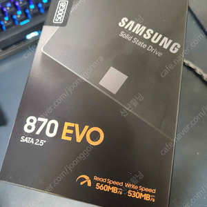 삼성 SATA SSD 500GB 870EVO 6개 15 통판매합니다.(미개봉)