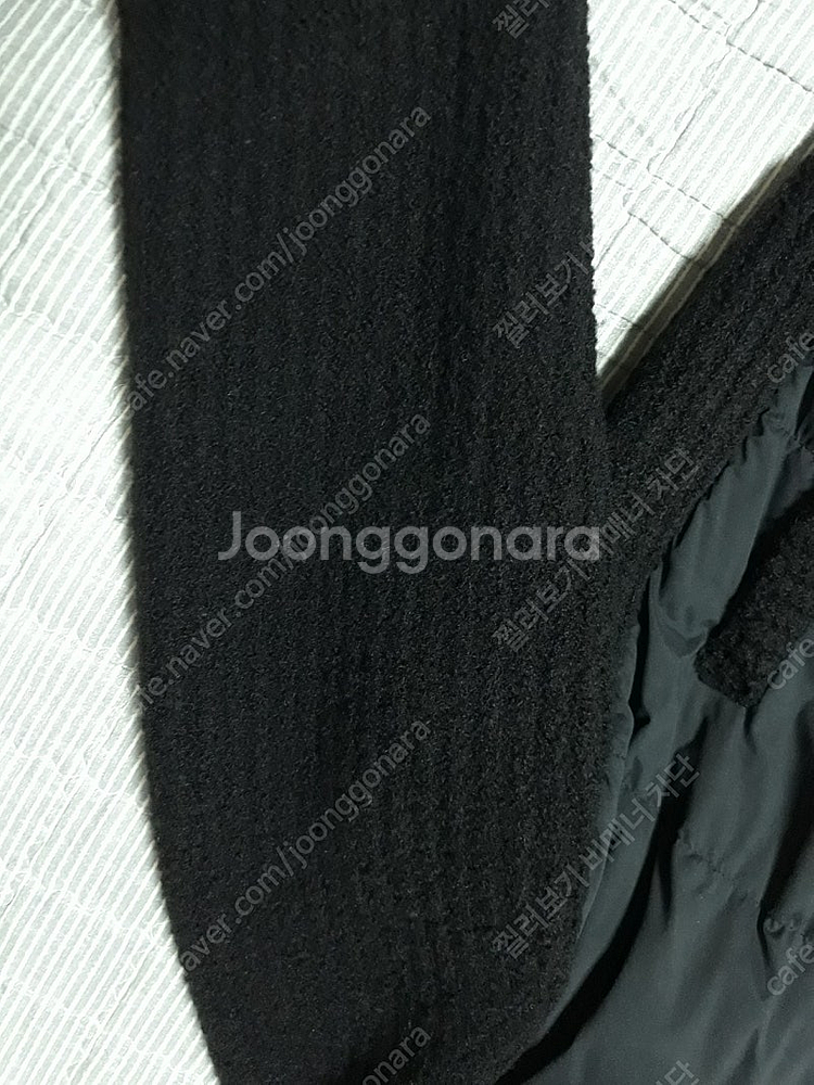 더캐시미어 니트 구스 점퍼 블랙85--7