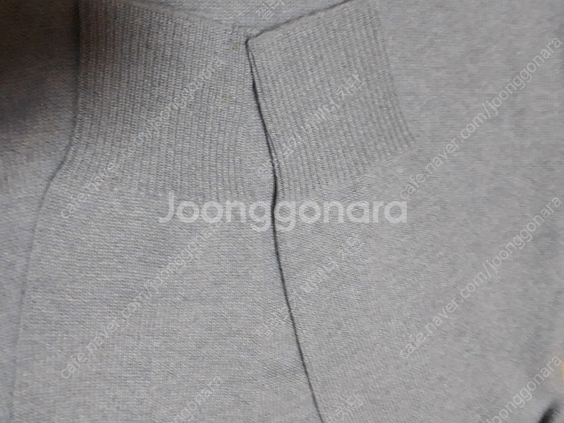 더캐시미어 캐시미어100 터틀넥니트원피스S--6