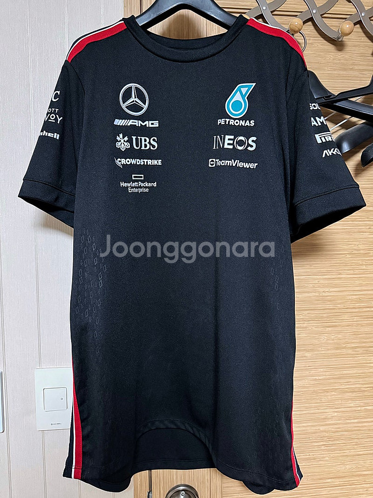 [L] 2023 메르세데스 벤츠 AMG F1 팀 티셔츠--0