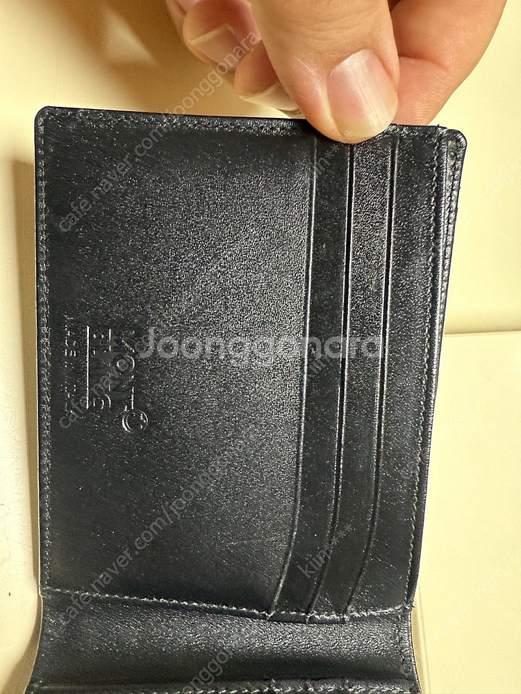 몽블랑 반지갑 판매합니다.(백화점정품)--3