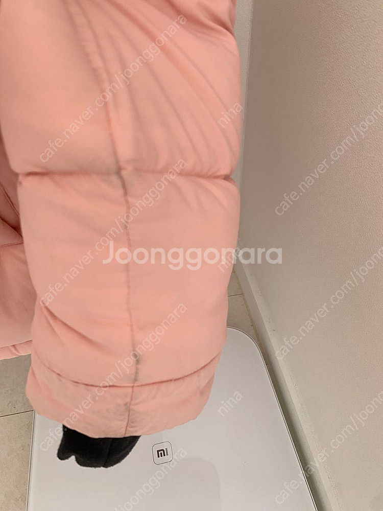 아리찌아 tna 구스 패딩 로즈핑크(s사이즈)--5