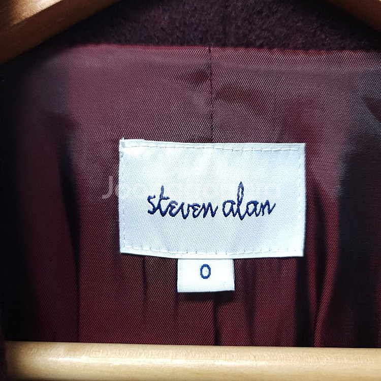 스티븐 알란 Steven Alan 울 100 버건디 실...--1