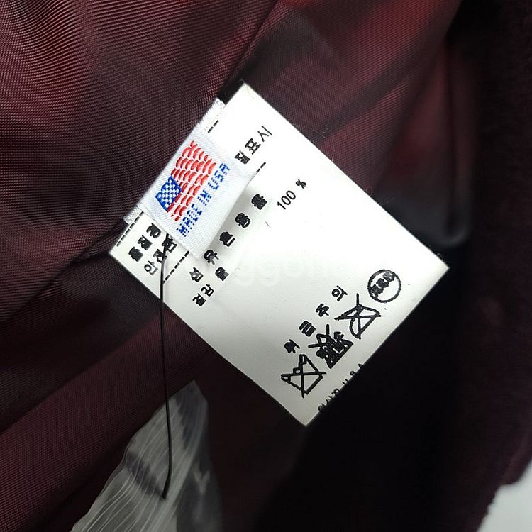 스티븐 알란 Steven Alan 울 100 버건디 실...--2