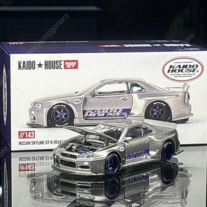 KaidoHouse x 미니지티 1:64 닛산 스카이라인 GT-R (R34) 카이도 웍스 신주쿠 V1