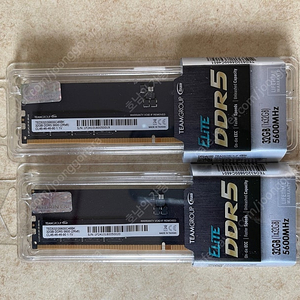 {광주}[미개봉새제품]RAM : TeamGroup DDR5-5600 CL46 Elite 서린 (32GB) * 수량2EA