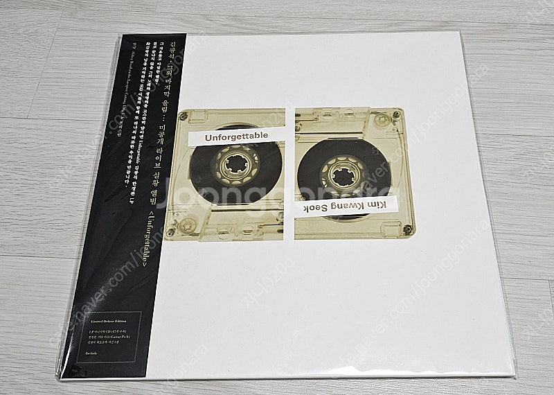 김광석 unforgettable 언포게터블 한정판 LP...--0