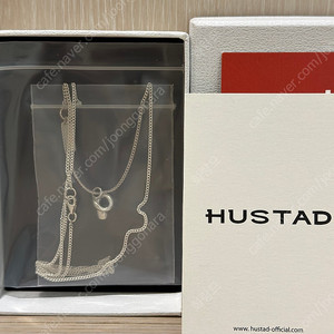 휴스타드 HUSTAD 241 Twist Flower Necklace_925 실버 네크리스