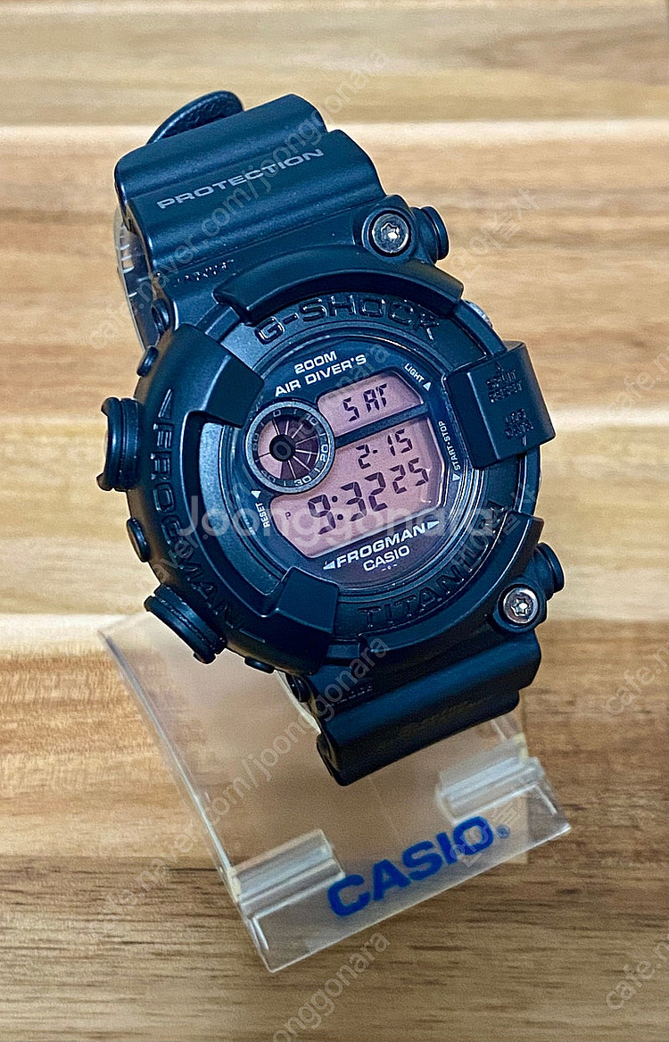 지샥 프로그맨 리얼블랙(DW-8200BK)+벨트(새것)--1