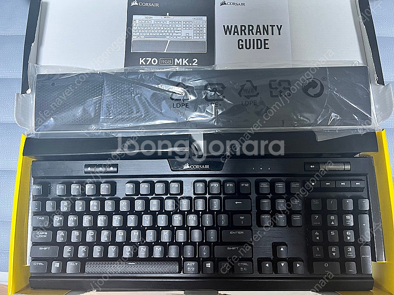 커세어 K70 RGB MK.2 적축 팝니다--0