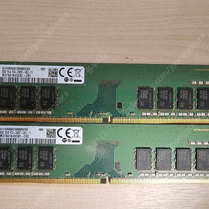 삼성 DDR4 PC4-2400T 8GB 램 2개