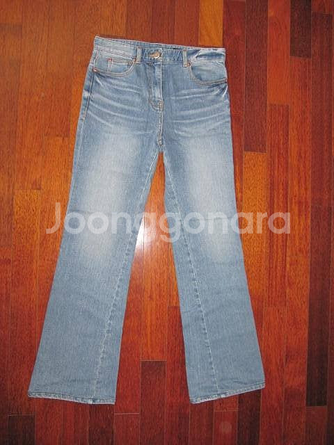 한섬 마인 타임 오브제 모조에스핀 레니본 코트 패딩 자켓 데님 스컷--3