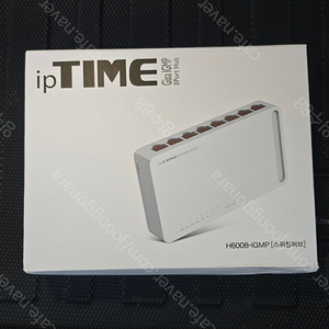 IPTIME / H6008-IGMP 스위칭 허브 (8포트) 미사용 새제품 팝니다.