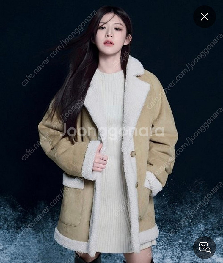 마리떼 프랑소와 저버 무스탕 새상품--0