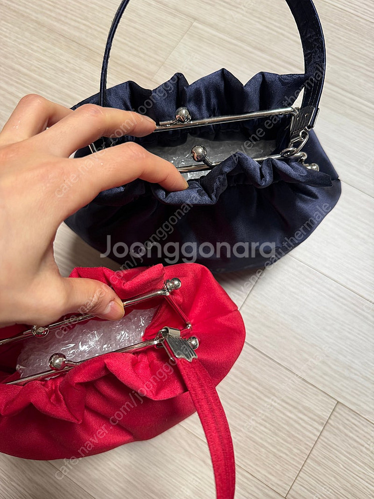 한복 가방 복주머니 핸드백 (핸드메이드, 메이드인 코리...--3