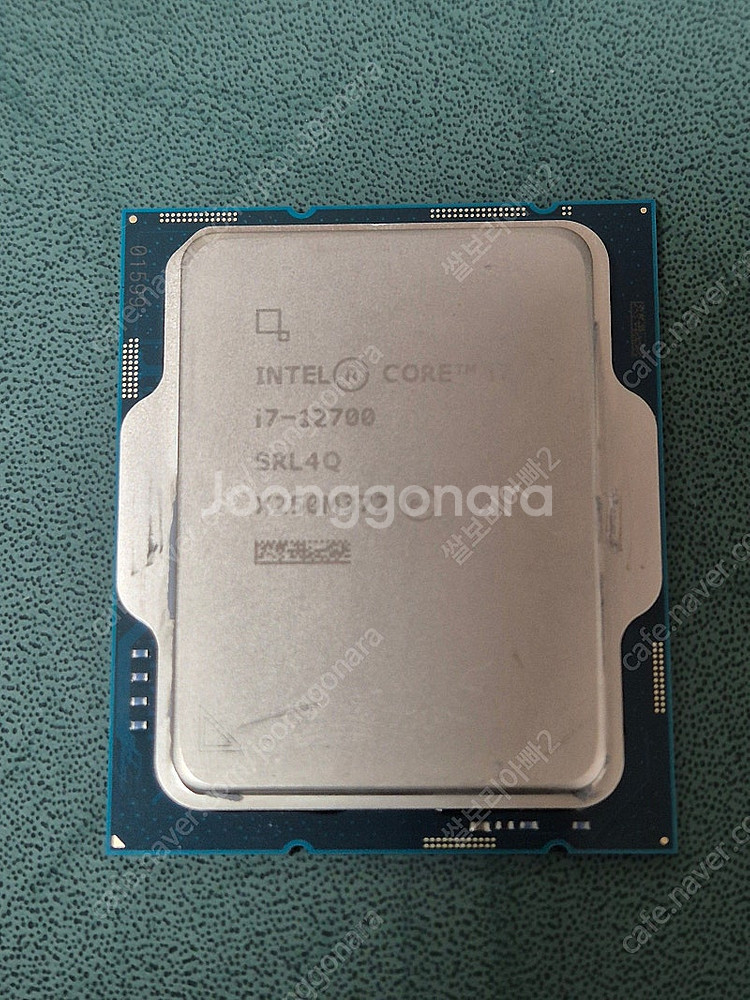 인텔 i7 12700 cpu 국내정품 팝니다.--0