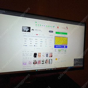 한성컴퓨터 TFG27Q24F QHD 240Hz 27인치 무결점 게이밍 모니터 (마지막 가격인하)