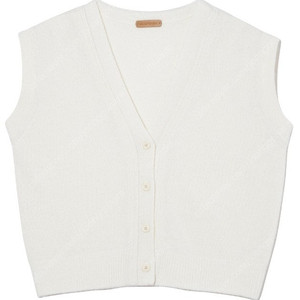 le17septembre 캐시미어 블렌드 숏 베스트 아이보리 니트 조끼 CASHMERE BLEND SHORT VEST IVORY 르917 le917