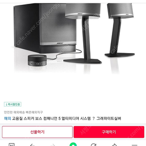 보스컴페니언5. 멀티미디어 시스템 스피커급매합니다