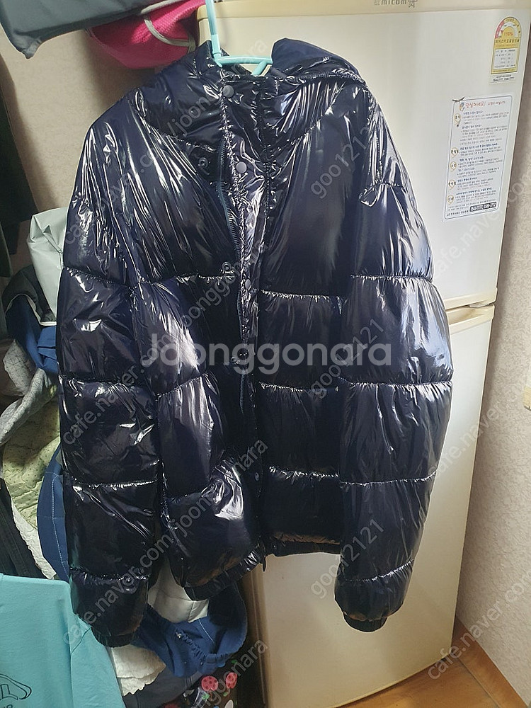 자라 유광패딩 네이비 XL 서울 미아리고개 직거래입니다...--0