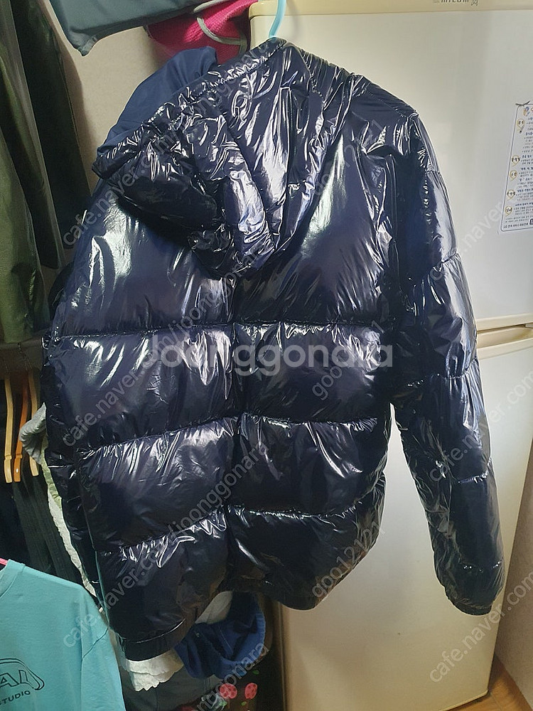 자라 유광패딩 네이비 XL 서울 미아리고개 직거래입니다...--1