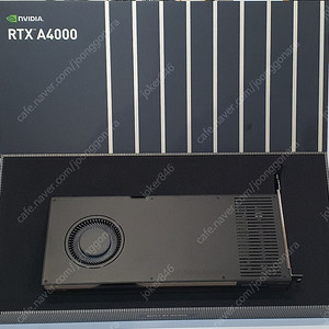 엔비디아 RTX A4000 쿼드로 그래픽카드 판매합니다.