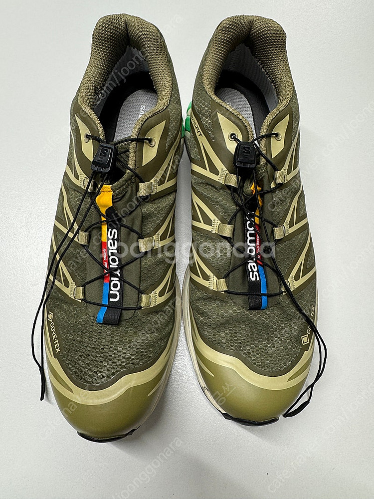 살로몬 XT-6 GTX 올리브 290--1