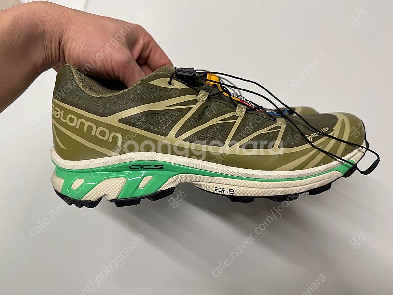 살로몬 XT-6 GTX 올리브 290--2
