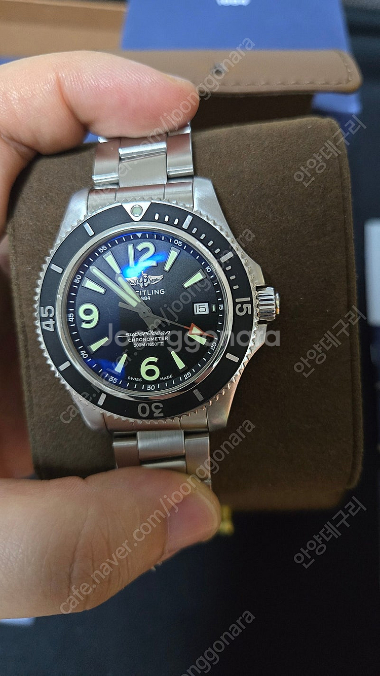 브라이틀링 슈퍼오션 2 42mm 검판 판매합니다.--1