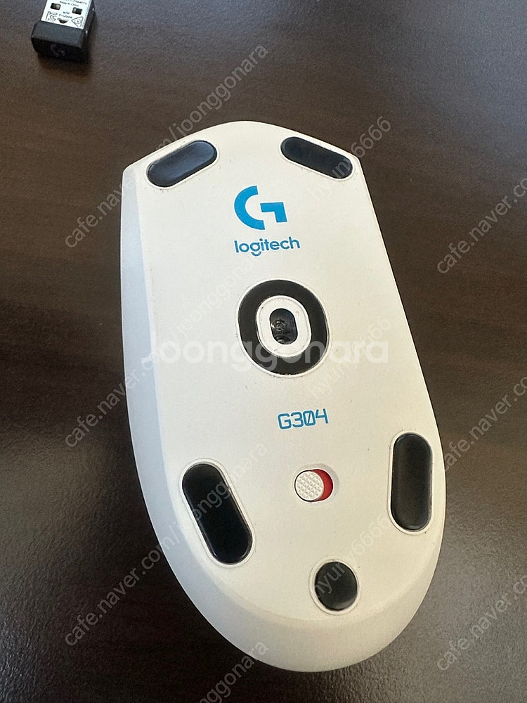 로지텍 G304 화이트 무선 마우스 케이스 포함 판매--1