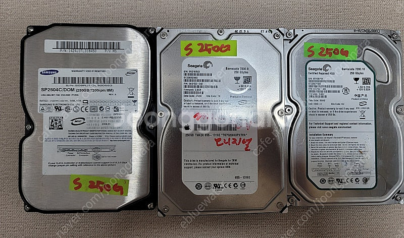 HDD SATA 3.5인치 160GB,250GB,320...--1