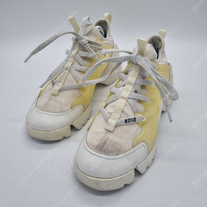 크리스챤 디올 D-connect sneakers 화이트 여성 240mm