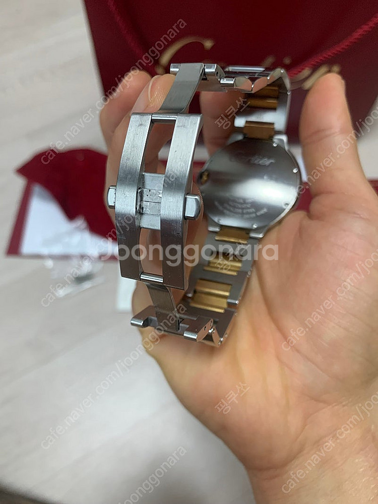 까르띠에 발롱블루 콤비 42mm 판매.--2