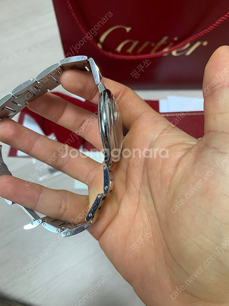 까르띠에 발롱블루 콤비 42mm 판매.--3