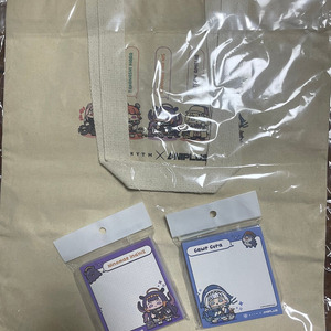 홀로라이브 holomyth 에코백 구라, 이나 포스트잇 일괄판매합니다