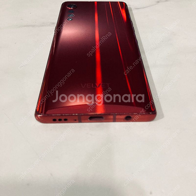 LG G9 벨벳 레드 128기가 액정S급 9만5천원 판...--2
