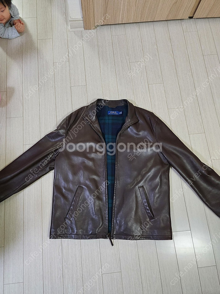 폴로 양가죽 자켓 팝니다--0