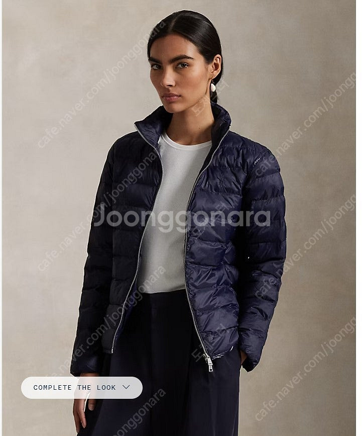 폴로 랄프로렌 발수패딩 S 거의새것 현대백화점구매--0