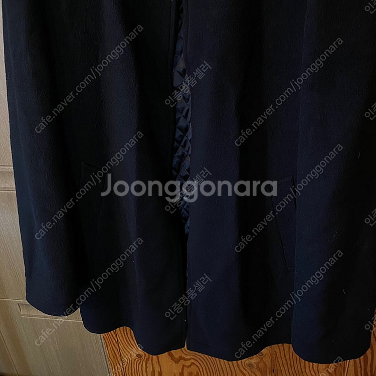 로로피아나 삭스 피프스 애비뉴 울 캐시 혼합 코트 판매...--8