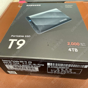 삼성 포터블 SSD T9 4TB (미개봉)