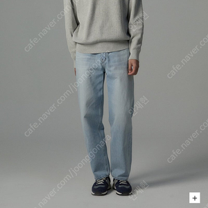 [인더로우] 5PK WIDE TAPERED DENIM PANTS ((BLEACH 색상))